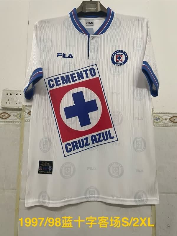 Thailand Quality(AAA) 1999/00 Cruz Azul Away Retro Soccer Jersey