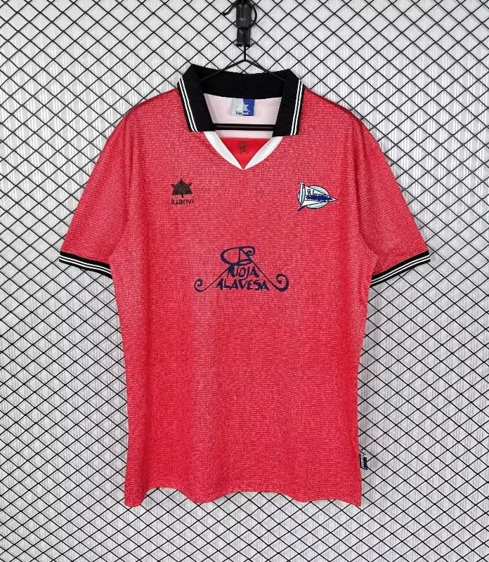 Thailand Quality(AAA) 2000/02 Deportivo Alaves Away Retro Soccer Jersey