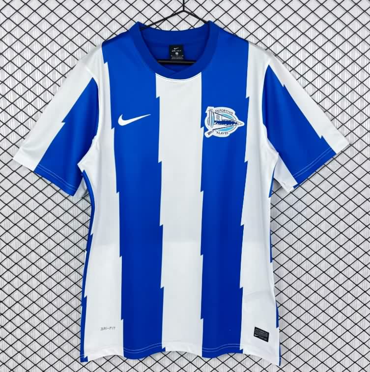 Thailand Quality(AAA) 2011/12 Deportivo Alaves Home Retro Soccer Jersey