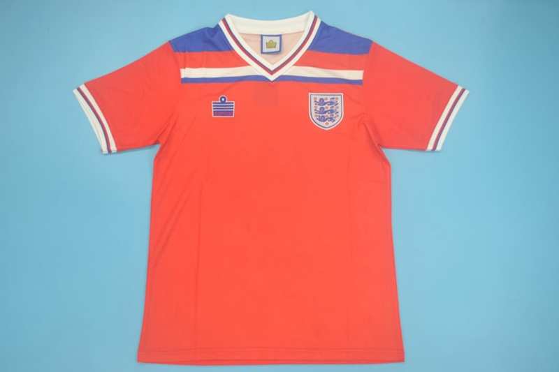 Thailand Quality(AAA) 1980 England Away Retro Soccer Jersey