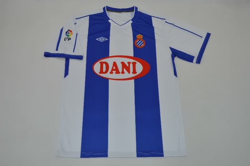 Thailand Quality(AAA) 2002/03 Espanyol Home Retro Soccer Jersey