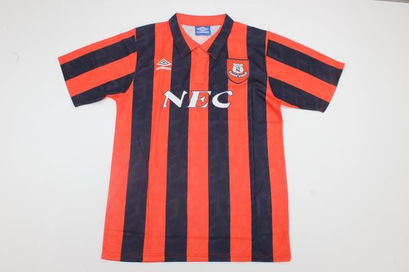 Thailand Quality(AAA) 1992/94 Everton Away Retro Soccer Jersey