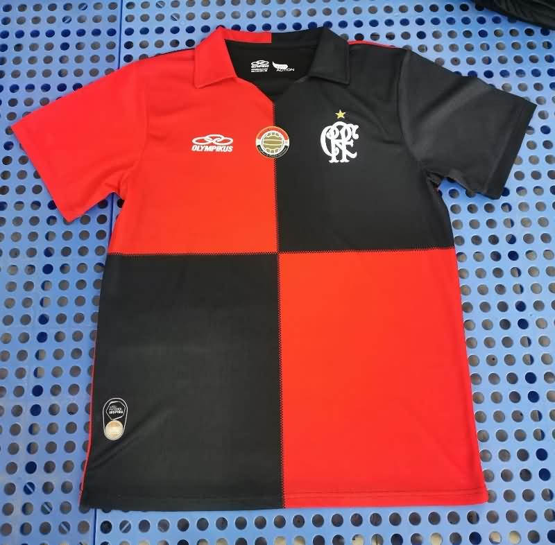 Thailand Quality(AAA) 100th Flamengo Anniversary Retro Soccer Jersey