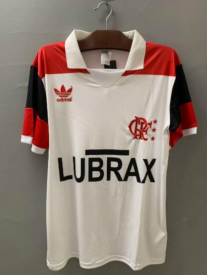 Thailand Quality(AAA) 1986 Flamengo Away Retro Soccer Jersey