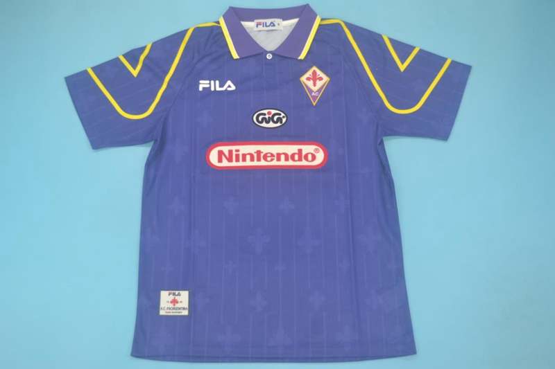 Thailand Quality(AAA) 1997/98 Fiorentina Home Retro Soccer Jersey