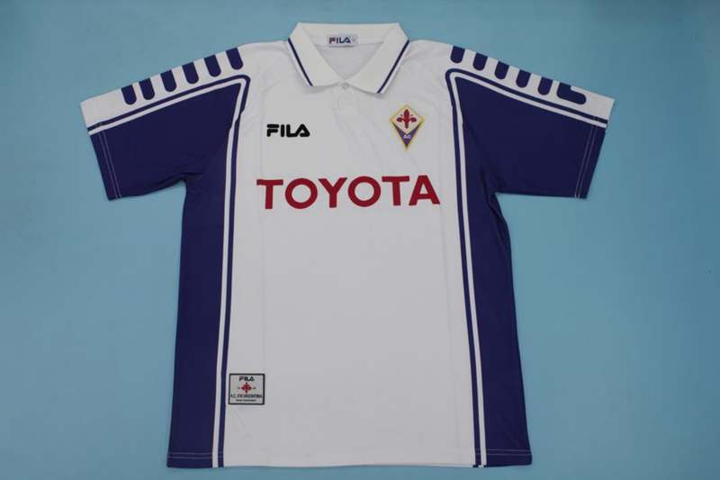 Thailand Quality(AAA) 1999/00 Fiorentina Away Retro Soccer Jersey