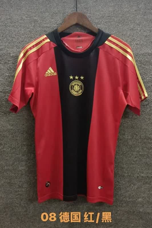 Thailand Quality(AAA) 2008 Germany Away Retro Soccer Jersey