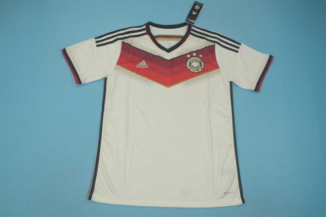 Thailand Quality(AAA) 2014 Germany Home Retro Soccer Jersey