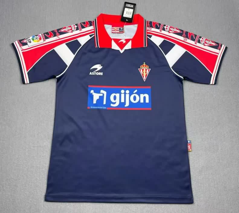 Thailand Quality(AAA) 1999/00 Gijon Away Retro Soccer Jersey
