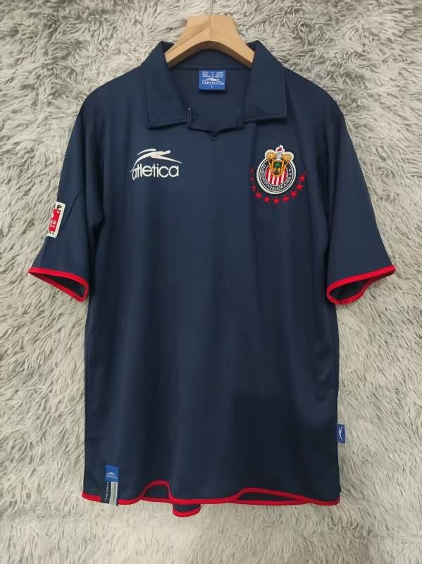 Thailand Quality(AAA) 2003/04 Guadalajara Away Retro Soccer Jersey
