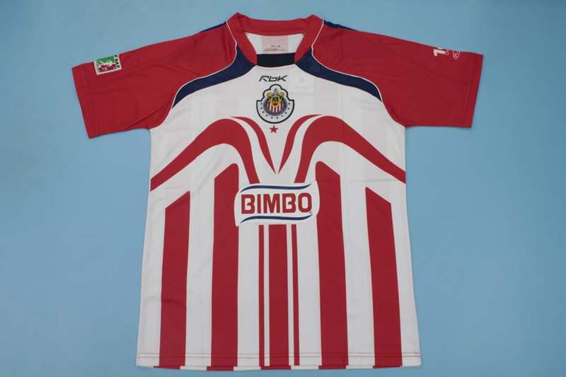 Thailand Quality(AAA) 2006/07 Guadalajara Home Retro Soccer Jersey