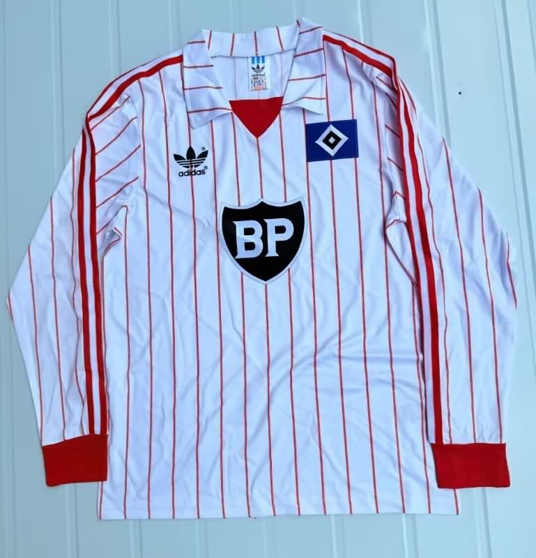 Thailand Quality(AAA) 1982/83 Hamburger SV Home Retro Long Sleeve Soccer Jersey