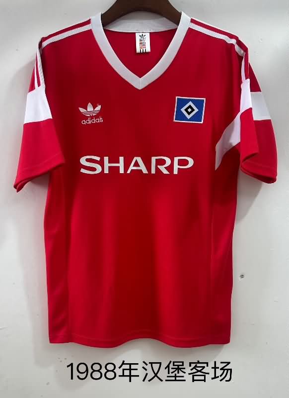 Thailand Quality(AAA) 1988/89 Hamburger SV Away Retro Soccer Jersey