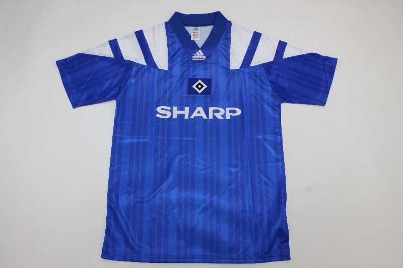 Thailand Quality(AAA) 1992/93 Hamburger SV Away Retro Soccer Jersey