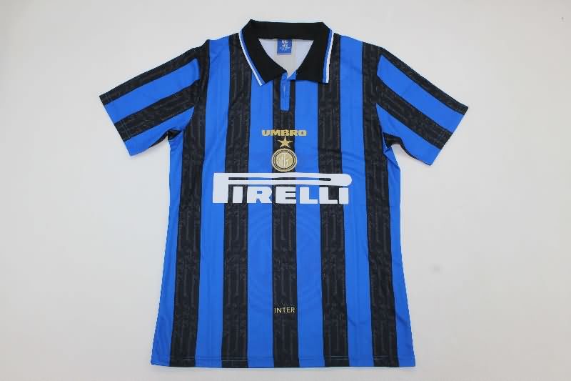 Thailand Quality(AAA) 1996/97 Inter Milan Home Retro Soccer Jersey