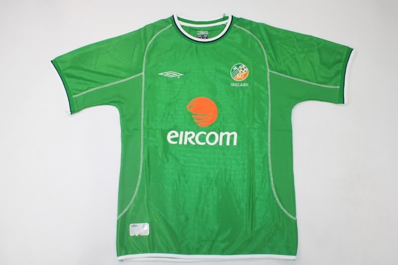 Thailand Quality(AAA) 2002 Ireland Home Retro Soccer Jersey