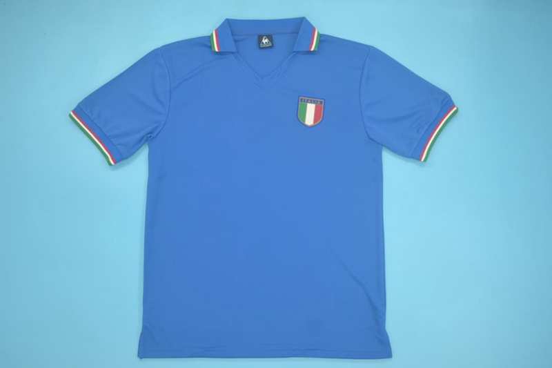 Thailand Quality(AAA) 1982 Italy Home Retro soccer Jersey