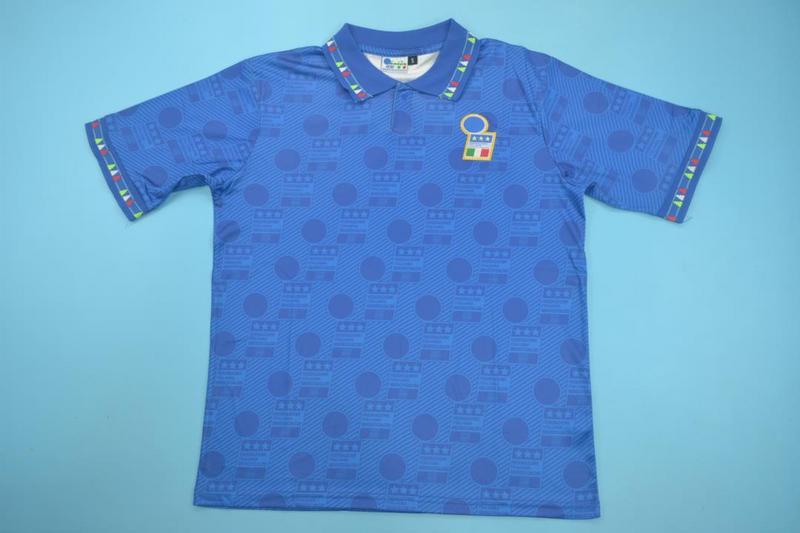 Thailand Quality(AAA) 1994 Italy Home Retro soccer Jersey