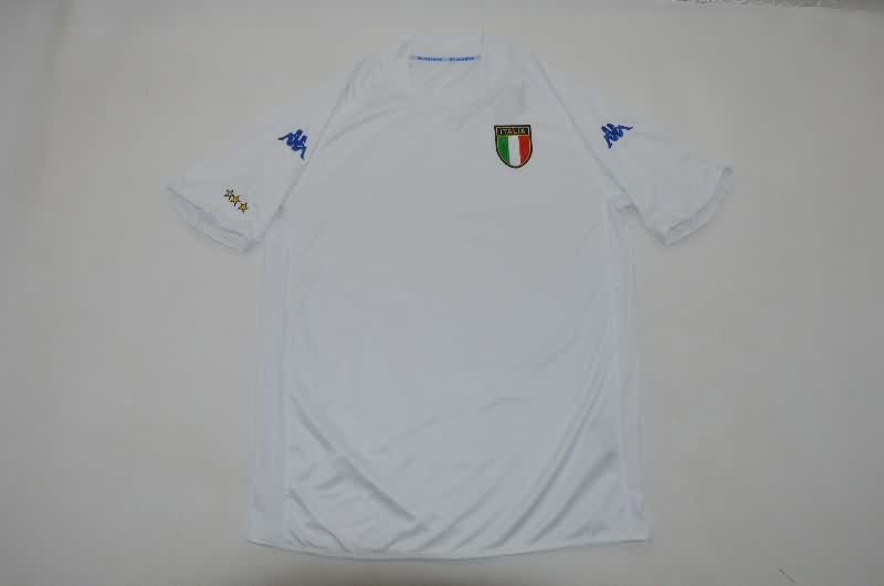 Thailand Quality(AAA) 2002 Italy Away Retro Soccer Jersey