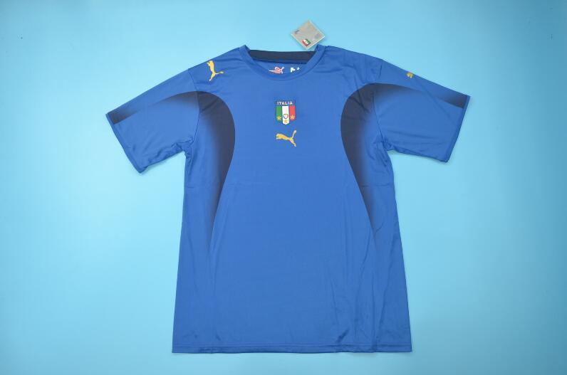 Thailand Quality(AAA) 2006 Italy Home Retro soccer Jersey