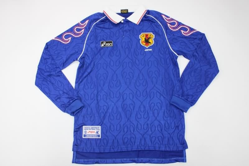 Thailand Quality(AAA) 1998 Japan Home Retro Soccer Jersey(L/S)