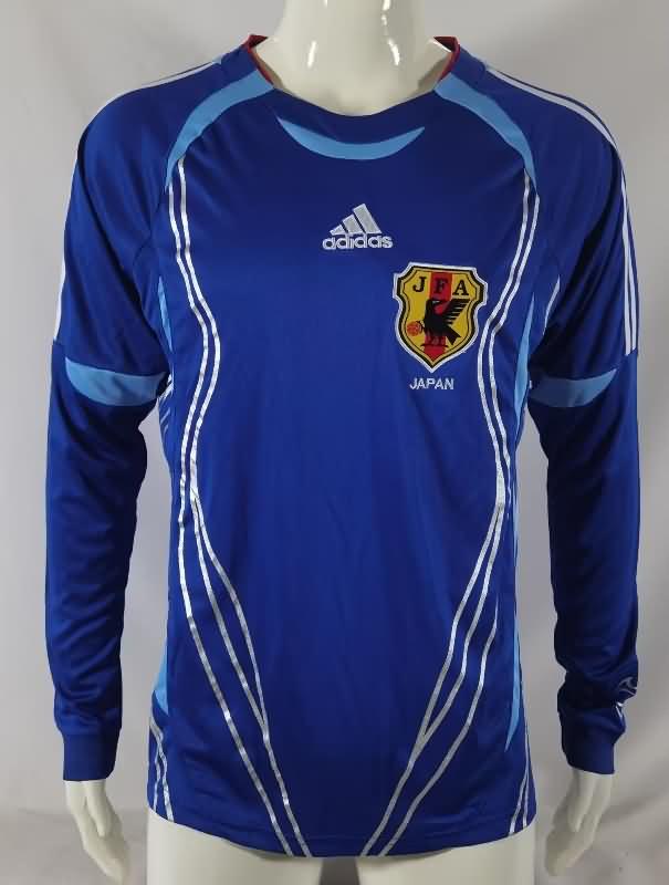 Thailand Quality(AAA) 2006 Japan Home Long Sleeve Retro Soccer Jersey