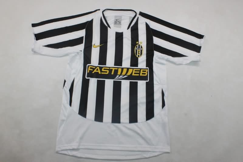 Thailand Quality(AAA) 2003/04 Juventus Home Retro Soccer Jersey