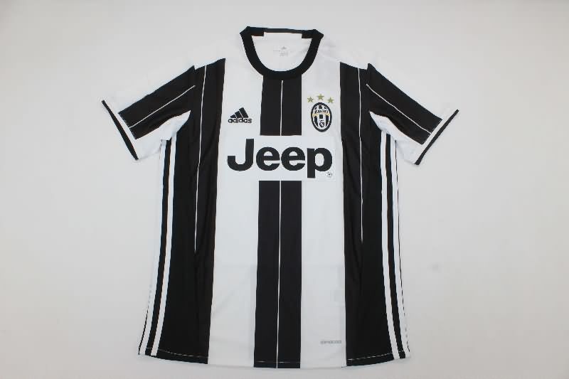 Thailand Quality(AAA) 2016/17 Juventus Home Retro Soccer Jersey