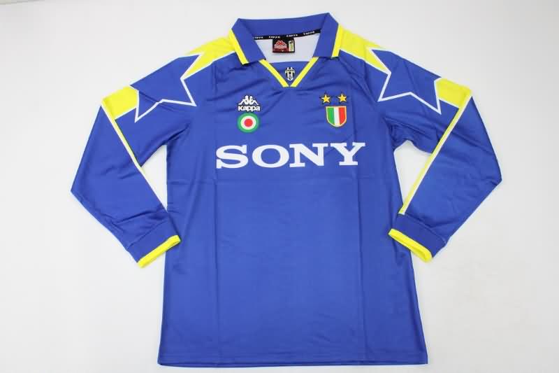 Thailand Quality(AAA) 1995/97 Juventus Away Long Retro Soccer Jersey