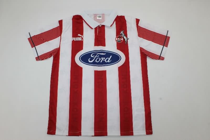 Thailand Quality(AAA) 1995/96 Koln Home Retro Soccer Jersey