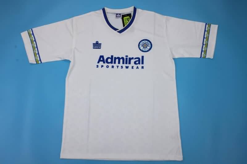 Thailand Quality(AAA) 1992/93 Leeds United Home Retro Soccer Jersey