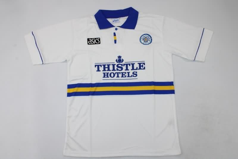 Thailand Quality(AAA) 1993/95 Leeds United Home Retro Soccer Jersey