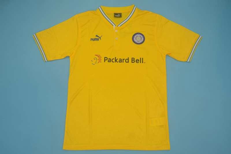 Thailand Quality(AAA) 1996/98 Leeds United Away Retro Soccer Jersey