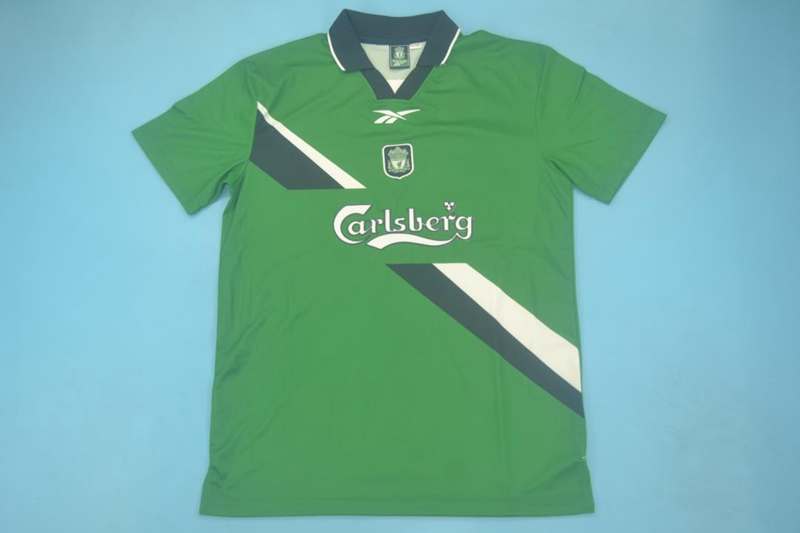 Thailand Quality(AAA) 1999/00 Liverpool Away Retro Soccer Jersey