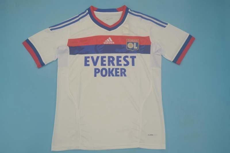 Thailand Quality(AAA) 2011/12 Lyon Home Retro Soccer Jersey