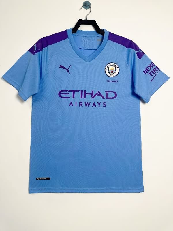Thailand Quality(AAA) 2019/20 Manchester City Home Retro Soccer Jersey