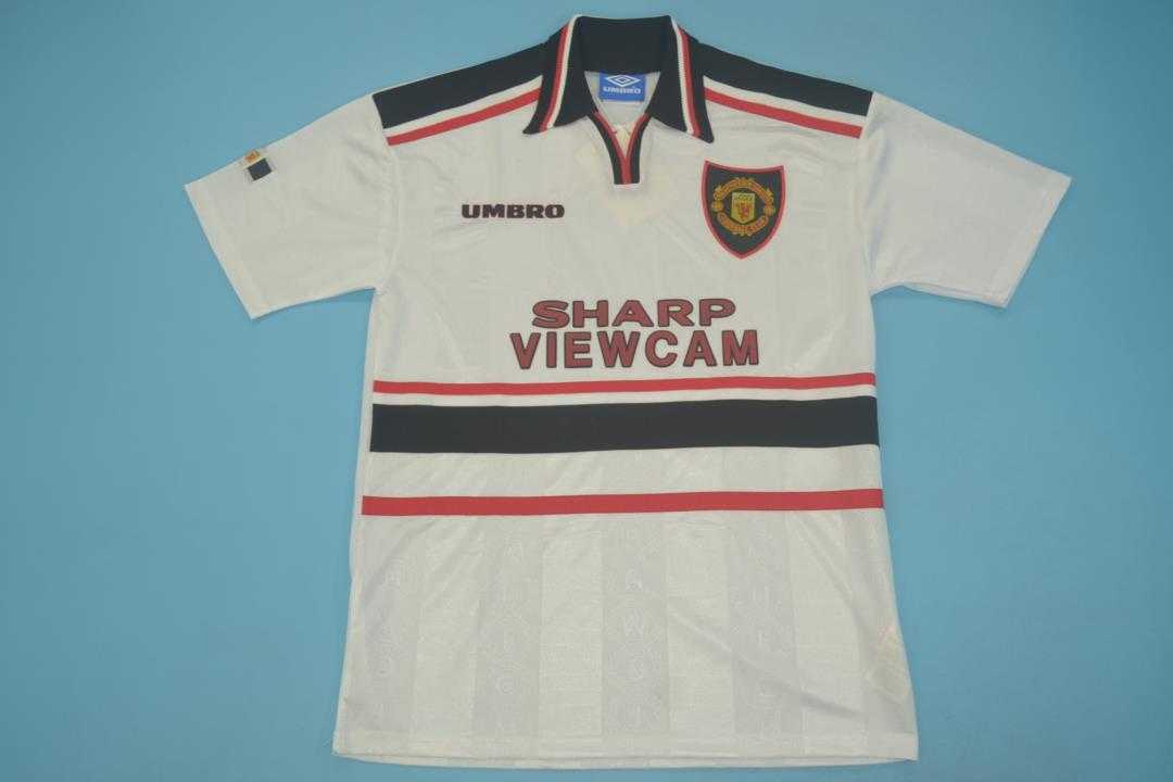 Thailand Quality(AAA) 1997/99 Manchester United Away Retro Soccer Jersey