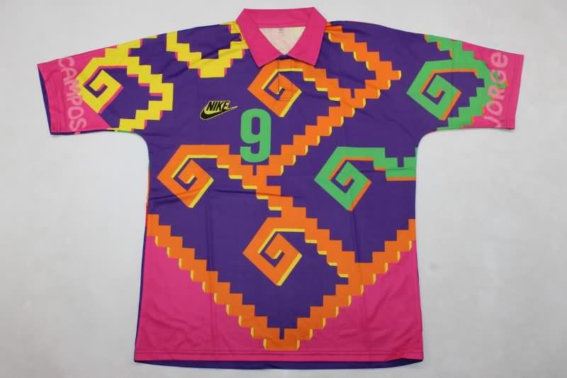 Thailand Quality(AAA) 1995 Mexico Goalkeeper Retro Soccer Jersey