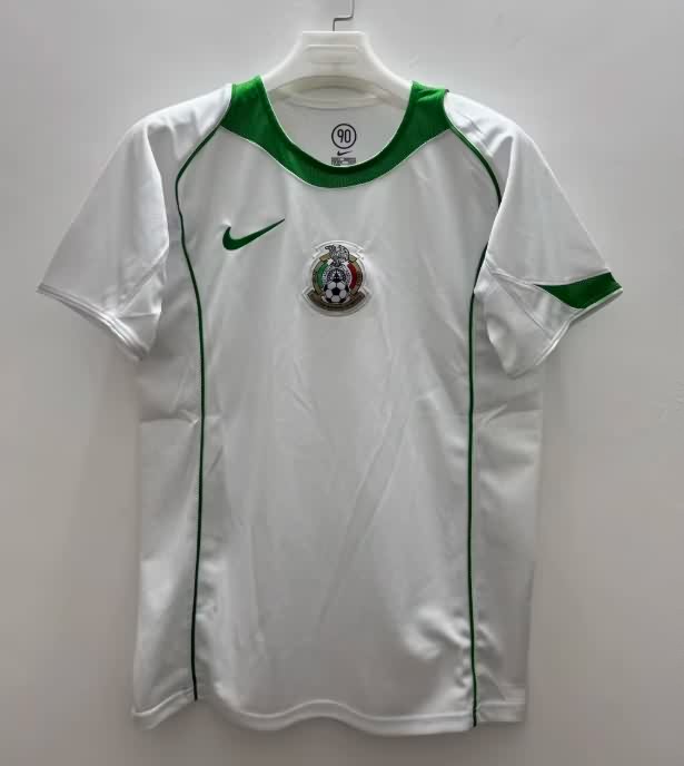 Thailand Quality(AAA) 2004 Mexico Away Retro Soccer Jersey