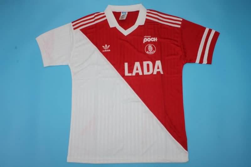 Thailand Quality(AAA) 1990/91 Monaco Retro Home Soccer Jersey