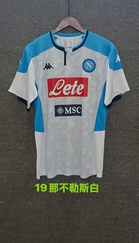 Thailand Quality(AAA) 2019/20 Napoli Away Retro Soccer Jersey