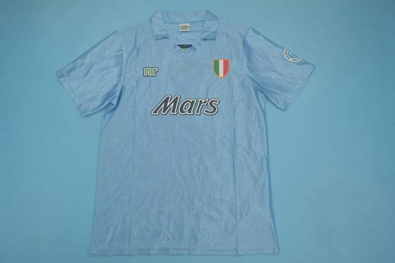 Thailand Quality(AAA) 1990/91 Napoli Home Retro Soccer Jersey