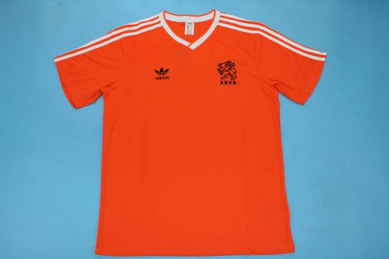 Thailand Quality(AAA) 1986 Netherlands Home Retro Soccer Jersey