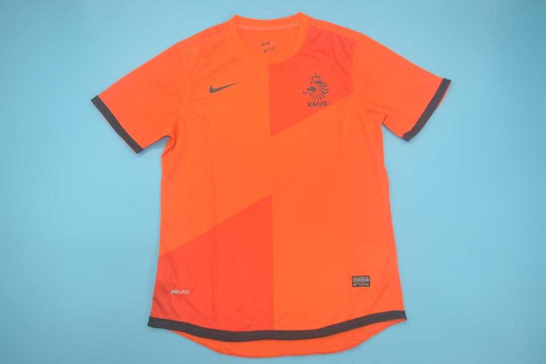 Thailand Quality(AAA) 2012 Netherlands Home Retro Soccer Jersey