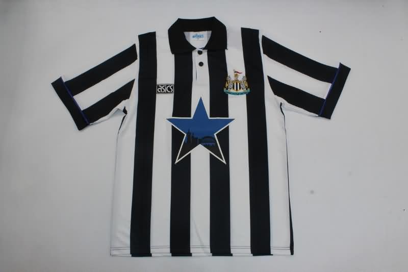 Thailand Quality(AAA) 1993/95 Newcastle United Home Retro Soccer Jersey