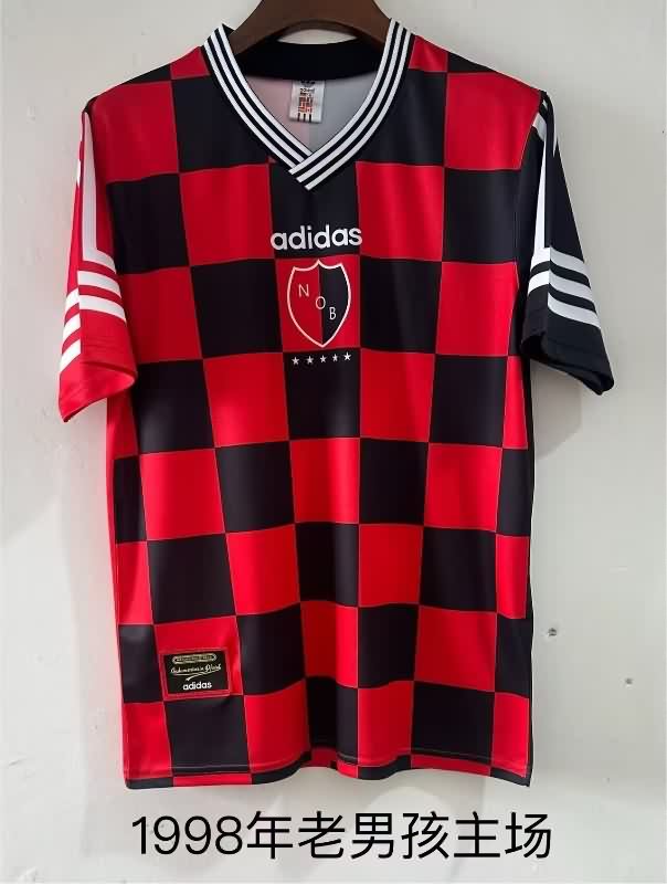 Thailand Quality(AAA) 1997/98 Newells Old Boy Home Retro Soccer Jersey