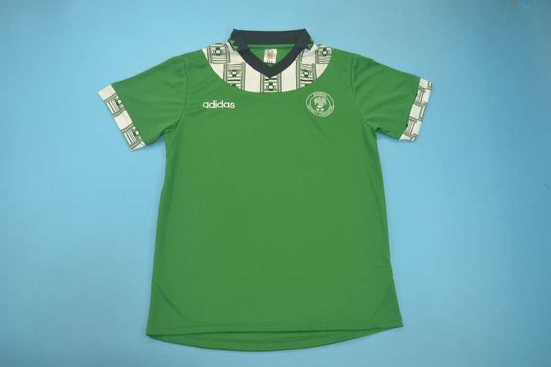 Thailand Quality(AAA) 1994 Nigeria Home Retro Soccer Jersey