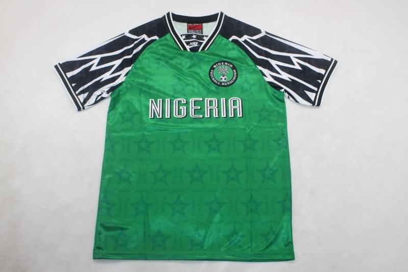 Thailand Quality(AAA) 1994/95 Nigeria Home Retro Soccer Jersey
