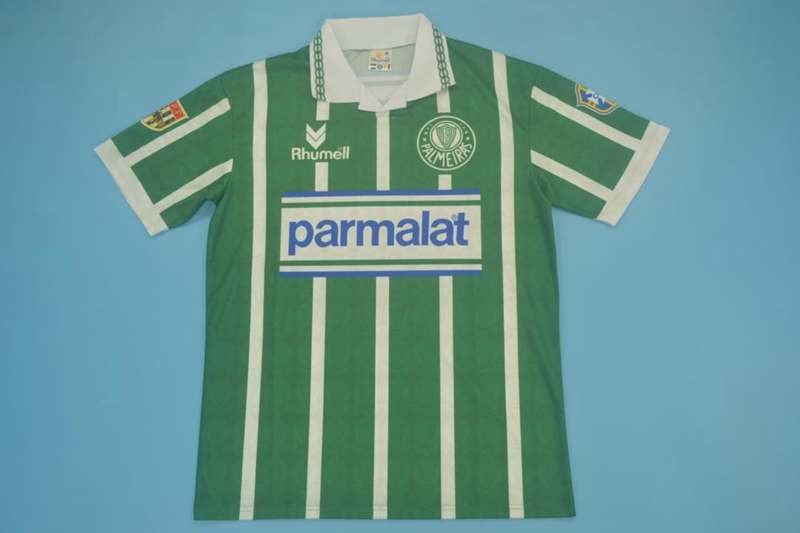 Thailand Quality(AAA) 1993/94 Palmeiras Home Retro Soccer Jersey