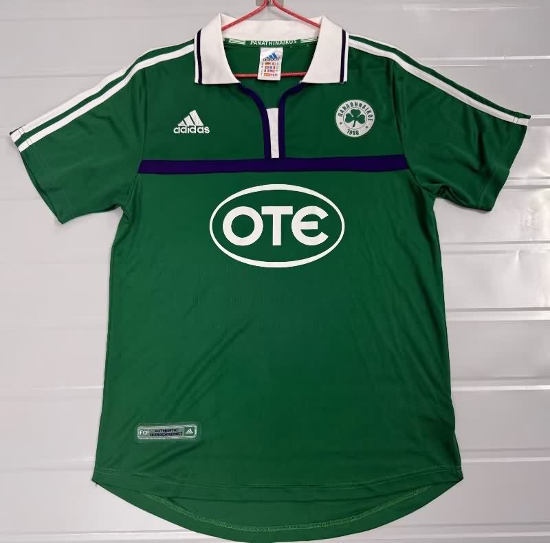 Thailand Quality(AAA) 2000/01 Panathinaikos Home Retro Soccer Jersey